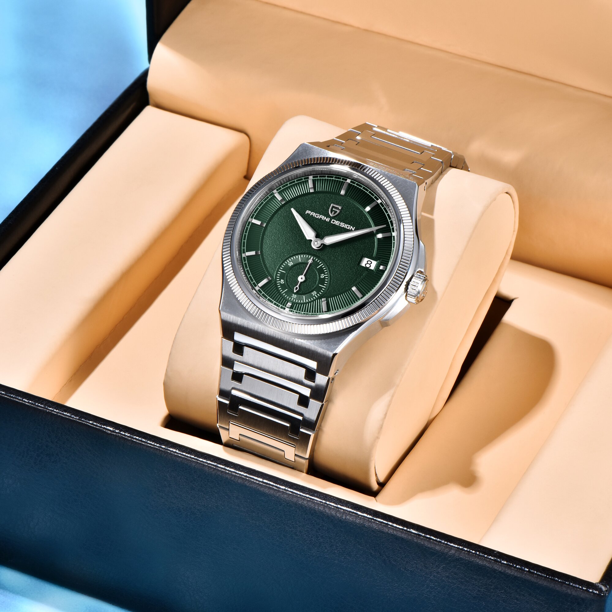 Seiko Watch Presage - PAGANI DESIGN Minimalist Light Luxury Men