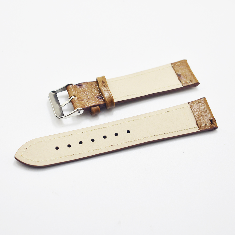 Handmade Ostrich Pattern Leath - Curved Spring Bar recension och pris