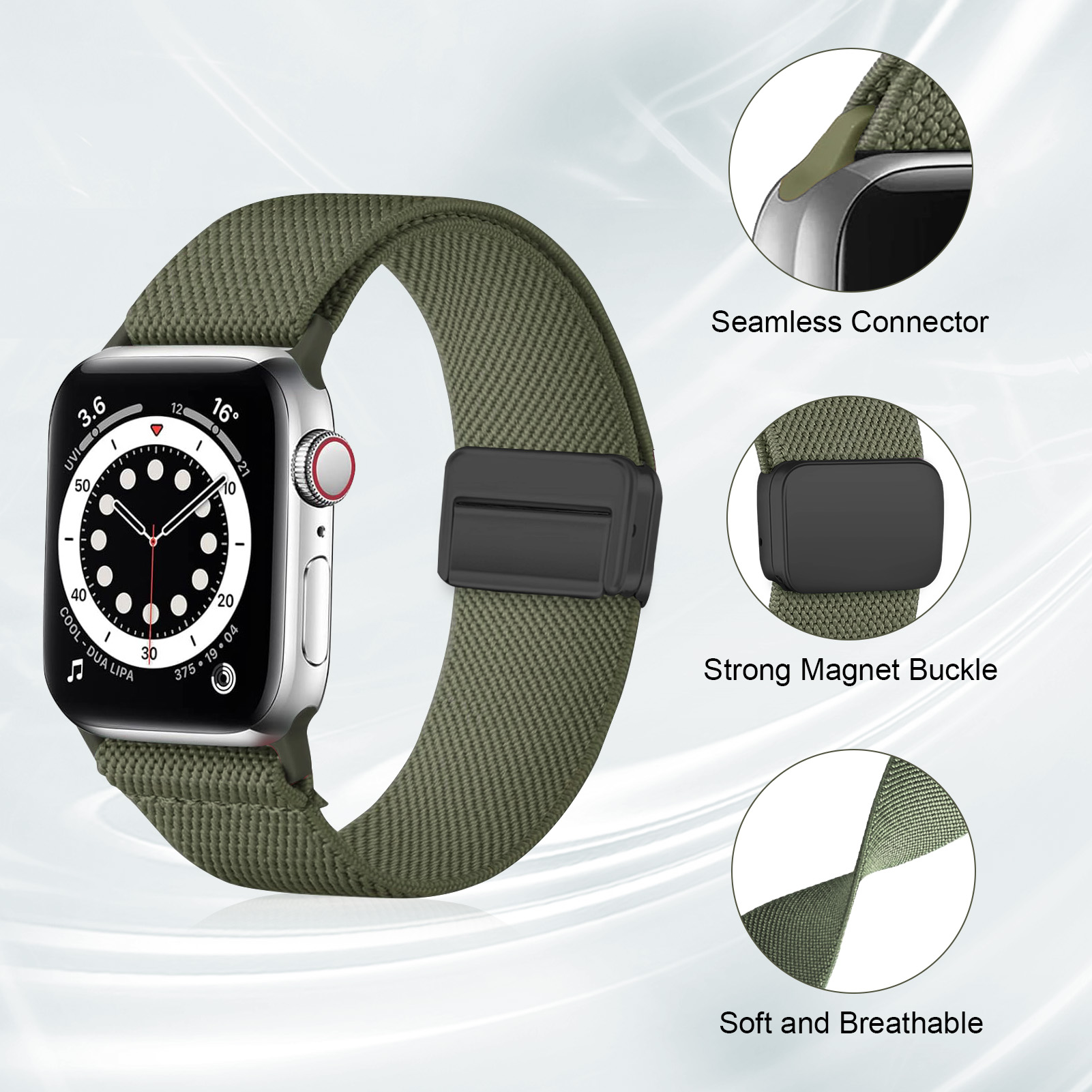 Magnetic strap For Apple Watch - Milanese Loop Magnetic recension och pris
