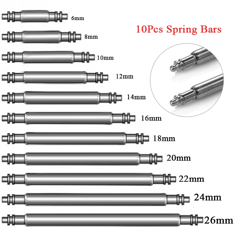 6mm 7mm 8mm 9mm 10mm 11mm 12mm - Curved Spring Bar recension och pris