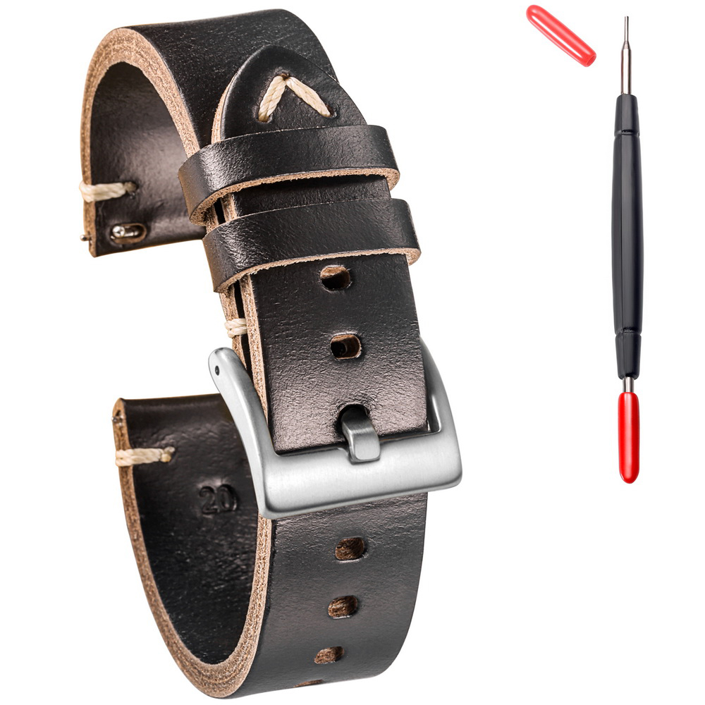 Hemsut Leather Watch Bands Qui - Suede Strap Watch recension och pris
