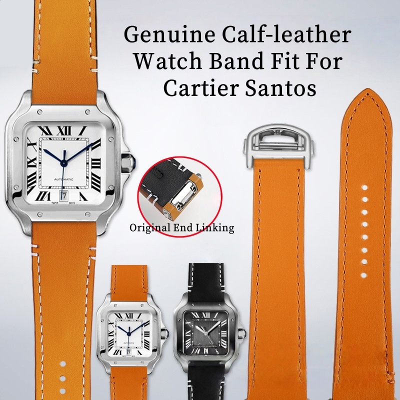 For Cartier Santos Genuine Cow - Cartier Watch Ballon Bleu recension och pris